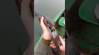 I went on Duck hunt again with my beautiful overampunder shotgun from a canoe [upl. by Napas]