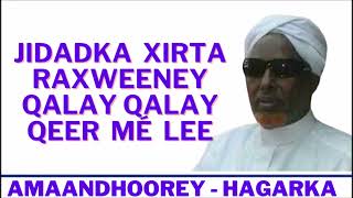 JIDKA XIRTA  QALAY QALAY QEER MÉ LEE DHAGEYSO SHEEKH QULQUL [upl. by Anaoj]