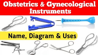 Obstetrics and Gynecological instruments Name Picture amp Uses instruments nursing [upl. by Starobin]