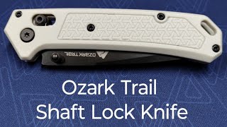 5 Ozark Trail Shaft Lock Knife From Walmart [upl. by Felicdad906]