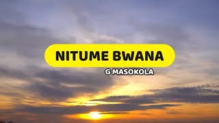 Nitume Mimi Bwana  Godfrey Masokola  Lyrics video [upl. by Ailene]