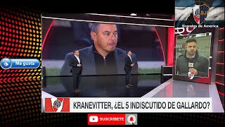 River tiene a Kranevitter como el 5 indiscutido desde la llegada de Marcelo Gallardo [upl. by Doolittle]