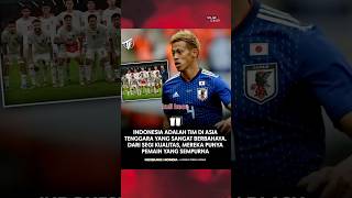 KEISUKE HONDA LEGENDA TIMNAS JAPAN timnasjepang keisukehonda kualifikasipialadunia2026 [upl. by Yromas]