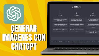 Cómo CREAR Imágenes Con CHATGPT  Generar Imágenes Con CHATGPT [upl. by Karena]