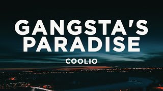 Coolio  Gangstas Paradise Lyrics ft LV [upl. by Yelknirb]