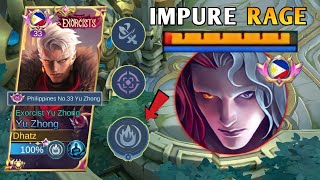 NEW EMBLEM IMPURE RAGE CAN 1 HIT ARLOTT EASILY  YU ZHONG TUTORIAL  MLBB [upl. by Berlauda208]