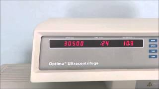 Beckman Coulter Optima MAX Ultra Centrifuge [upl. by Yrrap247]