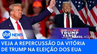 🔴Brasil Agora Veja repercussão da vitória de Trump na Eleição dos EUA [upl. by Lori504]