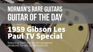 1959 Gibson Les Paul TV Special  Guitar of the Day [upl. by Ehcnalb377]