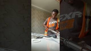 Sink tap installation plumbing kitchen viralvideo [upl. by Karry204]