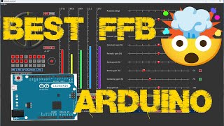 Volante caseiro  Wheel Control  O MELHOR programa para Force feedback com Arduino [upl. by Mitzl33]