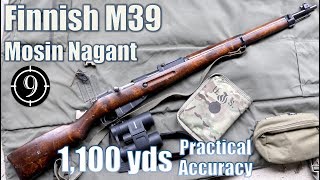 Finnish M39 Mosin Nagant to 1100yds Practical Accuracy [upl. by Lefty]