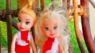 തടിയൻ218Barbie doll all day routine in indian village Barbie doll bedtime storyBarbies show [upl. by Geri]