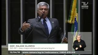 Dep Major Olímpio SDSP faz críticas ao MST e ao governo Dilma [upl. by Leal]