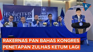 FULL PAN Bakal Gelar Rakernas Bahas Agenda Kongres Tetapkan Zulhas Jadi Ketum Lagi [upl. by Htrag519]