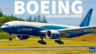 Boeing Secures New Order [upl. by Eelarak477]