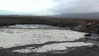 Digester Cleaning discharge of digester sludge [upl. by Campos]