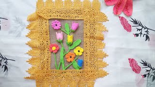 unique craft idea so beautiful wall decor idea ll unique idea for beginners [upl. by Nahseez36]