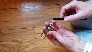 ABUS Biz Combination lock How to easily change the combination [upl. by Luiza]