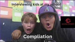 Interviewing Kids At My School Compliation [upl. by Sturrock]