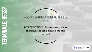 TERMINALE HGGSP  formes de conflits et tentatives de paix dans le monde actuel [upl. by Market]