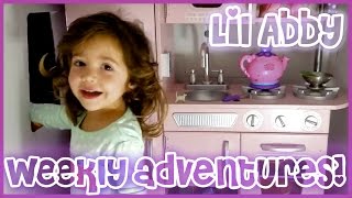 KITCHEN SET FUN Plummer Park Scooter Fun and Toys  LiLAbby Weekly Adventures [upl. by Dinnage]