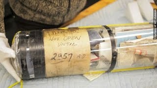 MIT Ignores Note Cracks Open Time Capsule 942 Years Early  Newsy [upl. by Leoline]