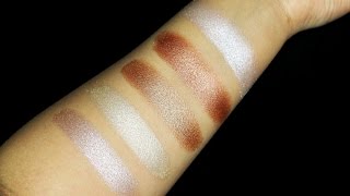 Amazing Highlighters Inglot Sparkling Dust Swatches  INGLOT AUSTRALIA [upl. by Chansoo]