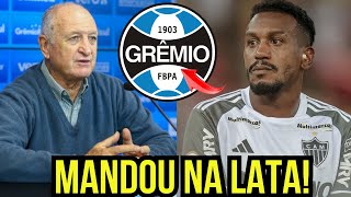 MINHA NOSSA OLHA O QUE FELIPÃO FALOU SOBRE EDENILSON JOGAR NO GRÊMIO [upl. by Nrehtac]