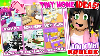 6 TINY HOME Ideas 🏡 ADOPT ME Roblox House Tour Cheap [upl. by Enymzaj]