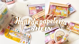 HAUL de PAPELERÍA ✨comprando PAPELERÍA en SHEIN✨ [upl. by O'Neil844]