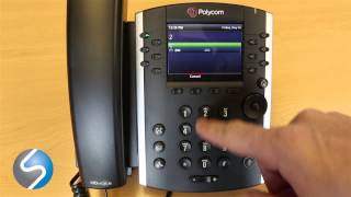 Polycom VVX 400 Transferring a Call [upl. by Eelarak]