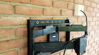 Installing an Outdoor 55quot SunBrite Patio TV [upl. by Neehcas]