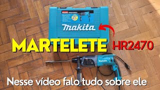 Martelete Makita HR2470 unboxing testando e funções [upl. by Nawiat714]