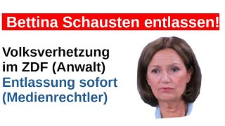 Bettina Schausten Anwalt das ist Volksverhetzung Entlassung erwartet ZDF Wahlen in Thüringen [upl. by Reinaldos760]