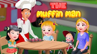 The Muffin Man  Nursery Rhymes amp Kids Songs  Baby Hazel Nursery Rhymes amp Songs for Kids [upl. by Ayetal]