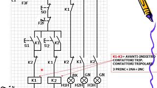 SCHEMI DI IMPIANTI ELETTRICI LEZ4 [upl. by Rebak]