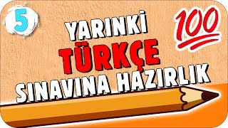 YARINKİ TÜRKÇE SINAVINA HAZIRLIK ✍🏻 5 SINIF [upl. by Spalla]