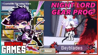 Reboot GMS  Night Lord My Gear Progression 112823 [upl. by Aneet]