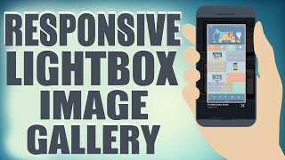 Responsive Lightbox Image Gallery  HTML5CSS3 Web Development Tutorial [upl. by Nosiram]