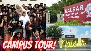 NALSAR Hyderabad  Campus Tour 2022  Top National Law University  CLAT 2022 [upl. by Leiso]