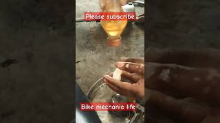 carburettor Jet cleaningbike mechanic life [upl. by Yecnay]