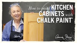 How to paint your kitchen cabinets with Chalk Paint® [upl. by Ttiwed]