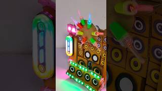 New Mini DJ Truck Cardboard DJ Light  Gauri Ganesh Navratri Kaali Durga DJ Trolley Big DJ shorts [upl. by Nawak509]