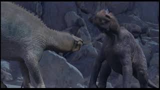 Dinosaur 2000 Aladar vs Kron [upl. by Nehte]