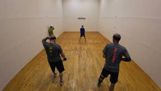 John amp David C vs Eric amp Bill g1 racquetball 11132024 [upl. by Apul914]