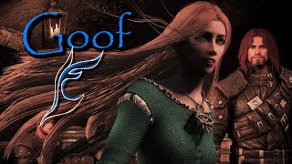 Skyrim Goof Racing Brynjolf to the Ragged Flagon [upl. by Surazal344]