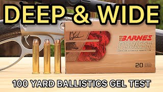 4570 Barnes Pioneer 400gr Ballistics Gel Ammo Test [upl. by Yenot]