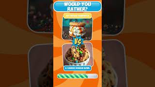 Would You Rather EPIC FOOD COMBOS 🧆🌯 quiz shorts [upl. by Chatwin]