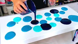 My Absolute FAVORITE Paintings With the Swipe Technique  Acrylic Pouring [upl. by Syxela107]